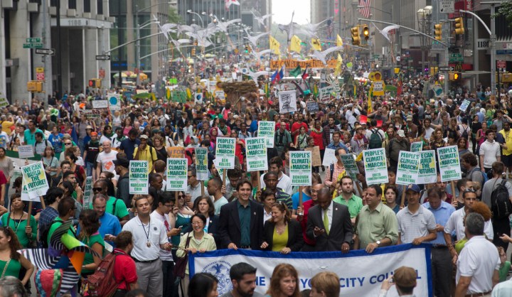 In pictures: The People’s Climate March, New York