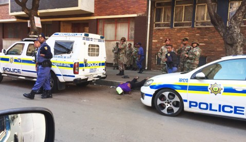 Freedom Day? SANDF conducts Johannesburg stop-and-search patrols.