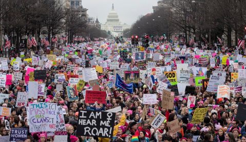 Op-Ed: The eerie, celebratory joy of the Women’s March on Washington