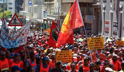 Cosatu at the ready for mass protest action on Wednesday