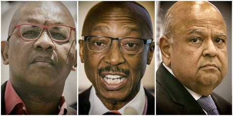 Round Number One: Pravin Gordhan and Dali Mpofu trade verbal blows at commission