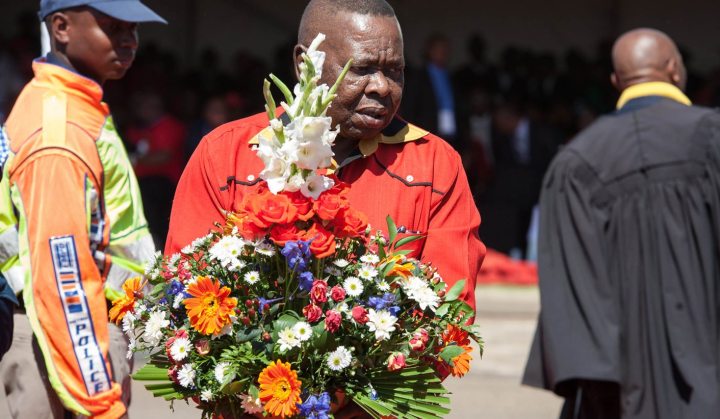 At Hani’s graveside memorial, political attacks abound
