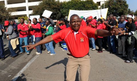 South Africa, a strike nation