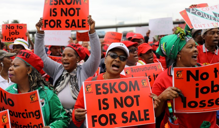 Cosatu marches against Eskom restructuring and possible retrenchments