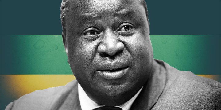 What yarn can Mboweni spin at the World Economic Forum in Davos?