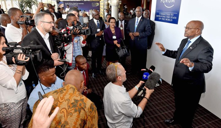 WEF Reporter’s Notebook: An erudite Zuma, an inclusive Gigaba, and Mr Gordhan, I presume