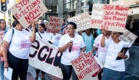 GroundUp: Reclaim the City demands end to Sea Point evictions
