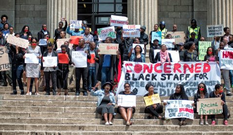 GroundUp: Wits staff protest against police on campus