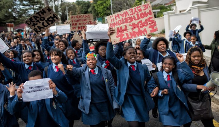 In photos: High school protests spread to the Western Cape