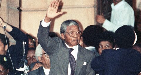 The moment Mandela was back among us