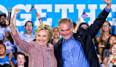 Clinton picks Tim Kaine, sturdy senator, for running mate