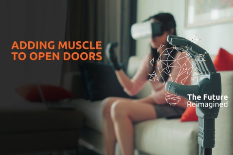 Adding muscle to open doors: Enabling technology for people with disabilities