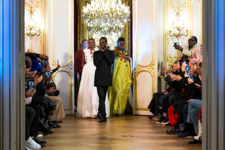 Into Paris couture fashion week with Cameroonian designer Imane Ayissi