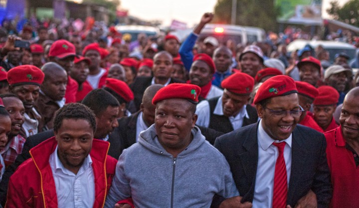 Gunshots and Gogos: The EFF rallies against xenophobia in Alexandra