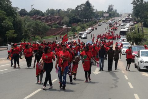 EFF march against load shedding and privatisation of Eskom