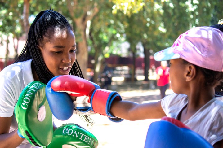 Young women boxers in Joburg’s inner city fight for Nirvana