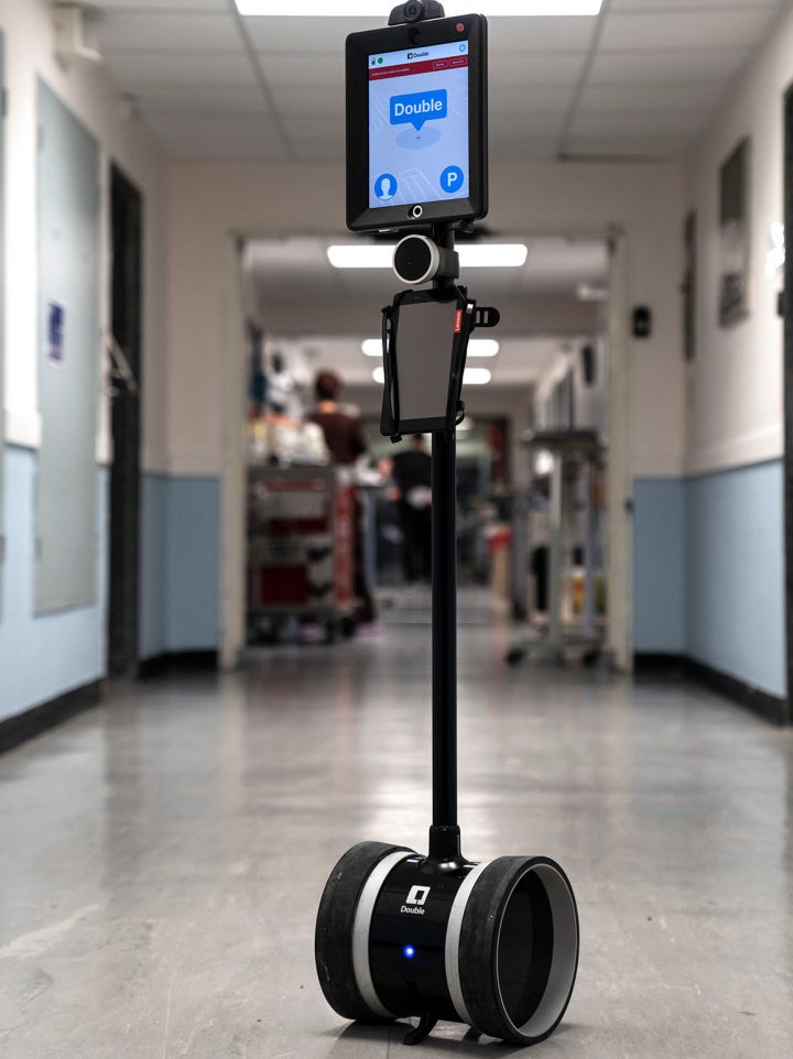 Quintin Quarantino: A robot called Quintin helps connect hospital patients in ICU with their loved ones