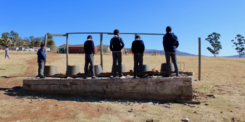 Parents have to build toilets for Eastern Cape school