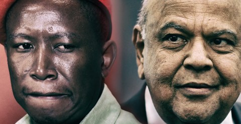 Gordhan calls a halt to racist attacks, threats to family, lays charges against Malema and Shivambu