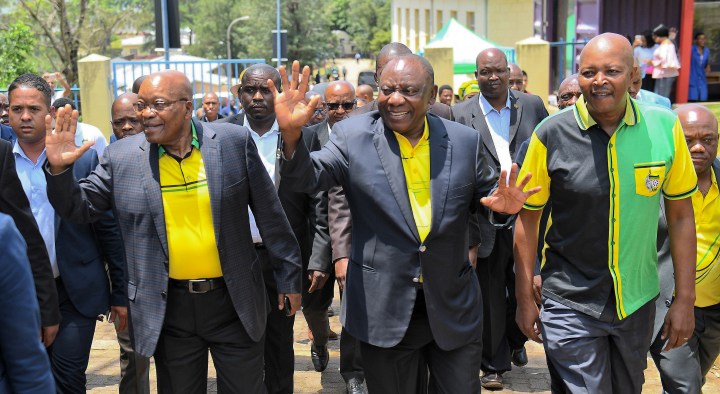 With Zuma at his heel, Ramaphosa invokes ANC unity and renewal through heavy symbolism