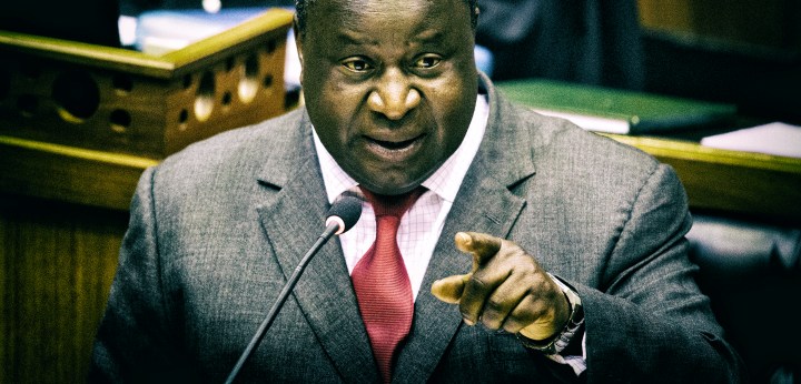 Mr Hard-edged Honesty Mboweni offers mostly blood, toil, sweat and tears. Did we mention Honesty?