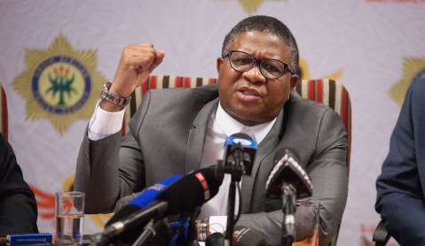 Fikile Mbalula’s vow on reporting rape: ‘No woman will be turned away from a police station’
