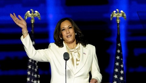 ‘A new day for America,’ says Vice-President-elect Kamala Harris