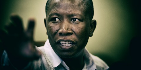 Malema dismisses predictor polls, but says the EFF will be happy with 8.31%