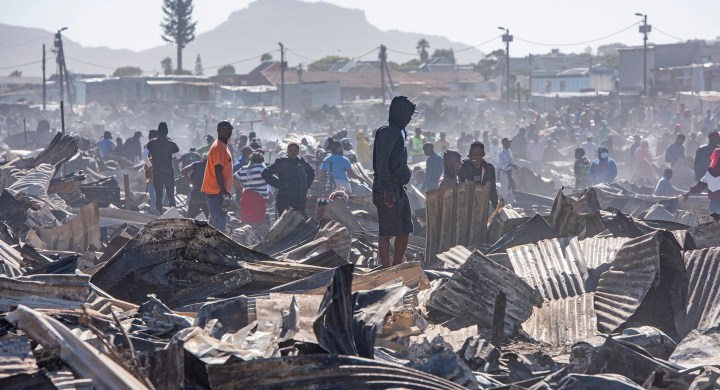 Four thousand Masiphumelele residents in desperate rush to rebuild homes after devastating fire