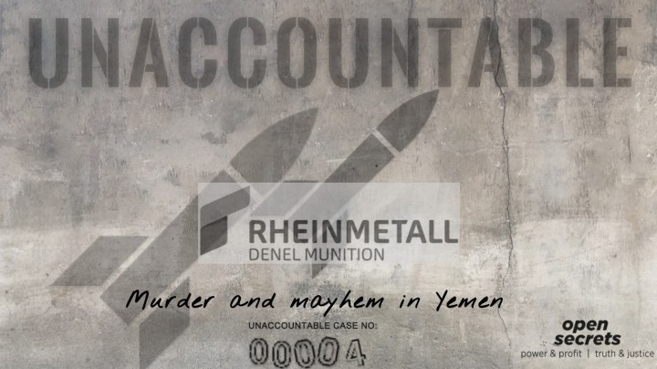 Rheinmetall Denel Munition: Murder and mayhem in Yemen