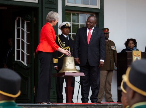 Ramaphosa’s land reform policy gets backing from British PM Theresa May