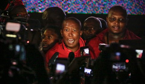 Malema says white people are safe under his leadership, warns of an ‘unled revolution’