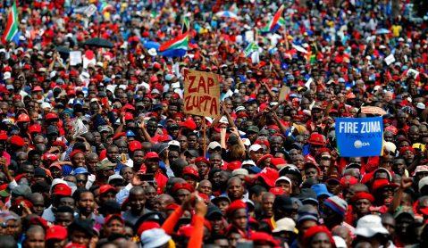 TRAINSPOTTER: At the National Day of Action, Malema makes friends — 100,000 of them