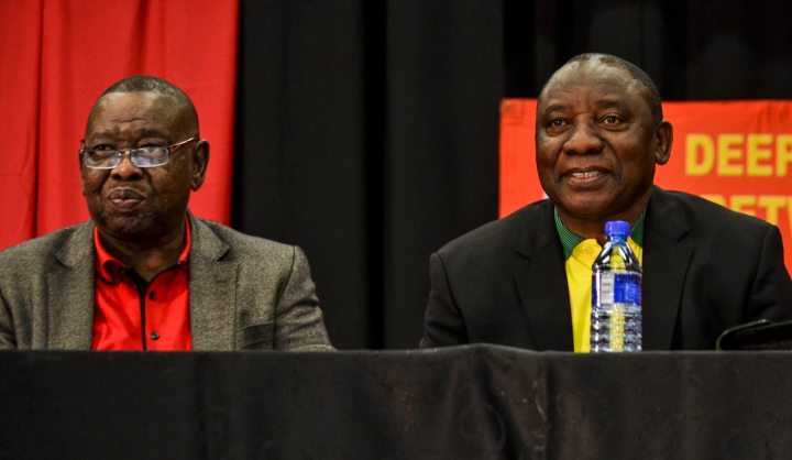 Cyril Ramaphosa dresses up as a communist—how the Deputy President made the SACP conference work for him