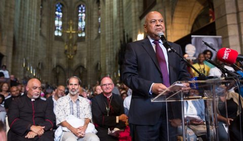 Cape Town’s Kathrada Memorial: “President Gordhan” receives hero’s welcome