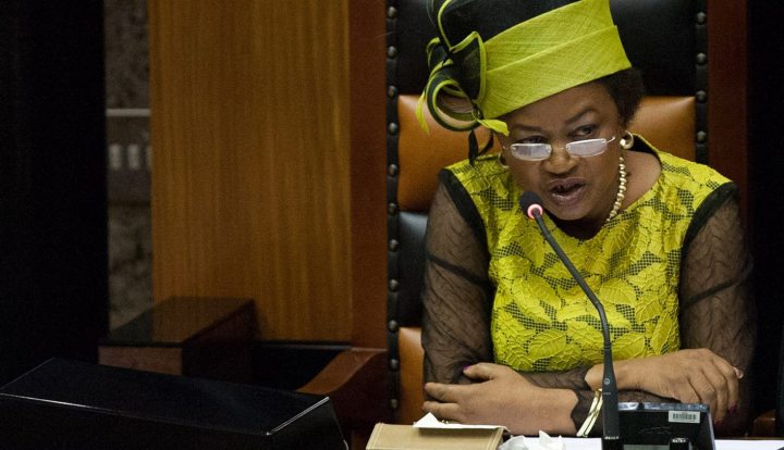Baleka Mbete: Madam Speaker, Madam President?