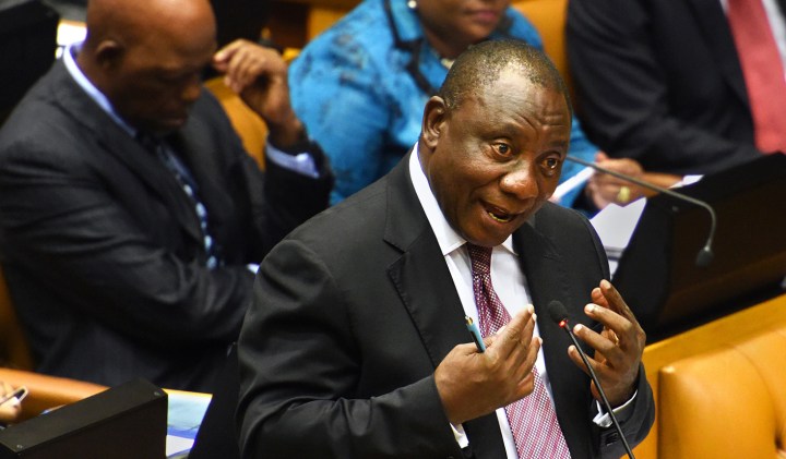 Jamming his own signal or running for cover? Ramaphosa’s slippery Q&A in Parliament
