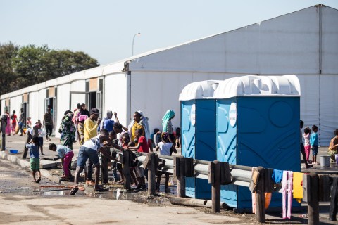 City of Cape Town and Public Works at loggerheads over ablution facilities at refugee camp