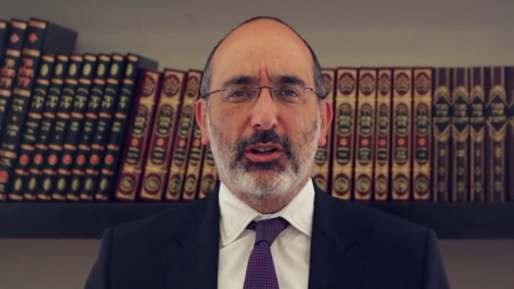 Not in my name, Chief Rabbi