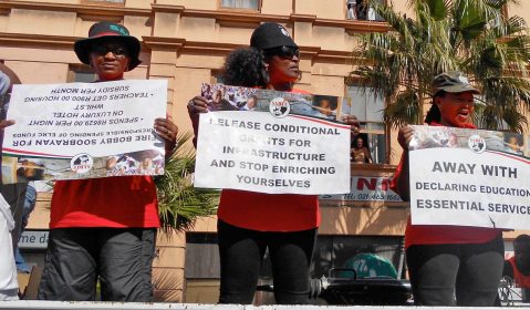 Sadtu’s march, Cape Town: Full-blown strike on the horizon