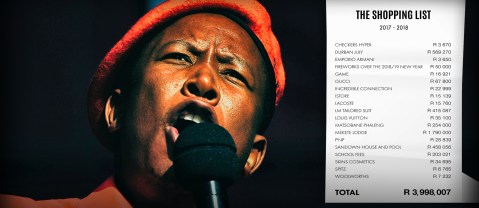 VBS Theft, Money Laundering & Life’s Little Luxuries: Julius Malema’s time of spending dangerously
