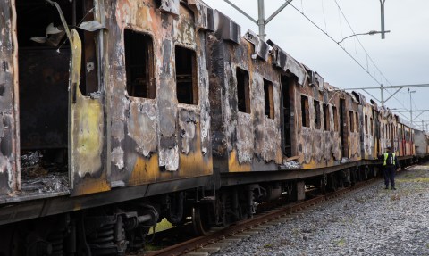 DA to lay charges against Prasa board as another train is burnt in Cape Town