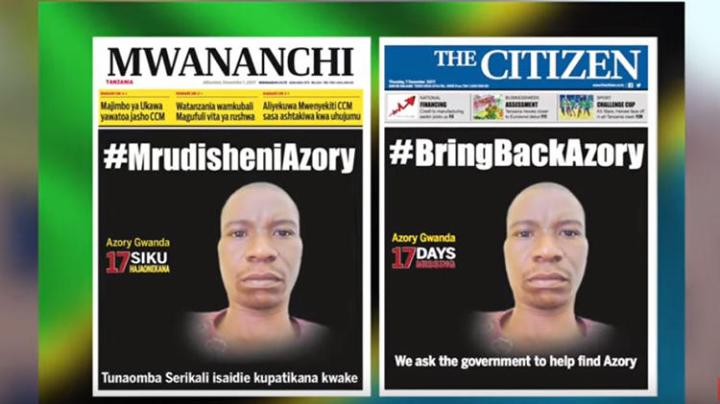 #WhereIsAzory: Still no trace of Tanzanian journalist missing for 500 days