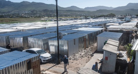 Temporary housing relief for some of the 4,000 displaced by Masiphumelele fire