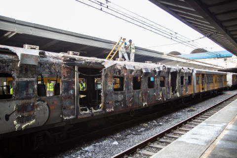 As Prasa meets over arson, there’s another fire at Cape Town station