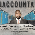 Auswell ‘tall trains’ Mashaba: The middleman who derailed Prasa