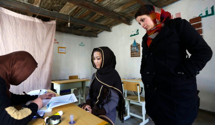 Lack of cash and monitors add to Afghan election troubles