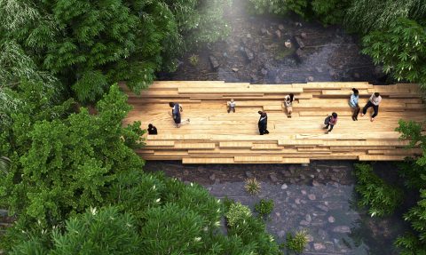 A ‘gift’ of an eco-friendly bridge over the Liesbeek River causes a rift