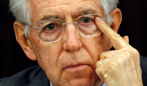 Italy’s Monti under pressure, president worried
