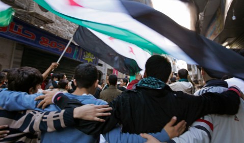 New Syria opposition seeks recognition; Israel fires from Golan
